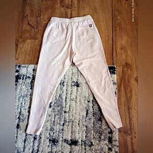 YoungLA Women's Joggers Cream Beige Zip Ankle Medium Soft